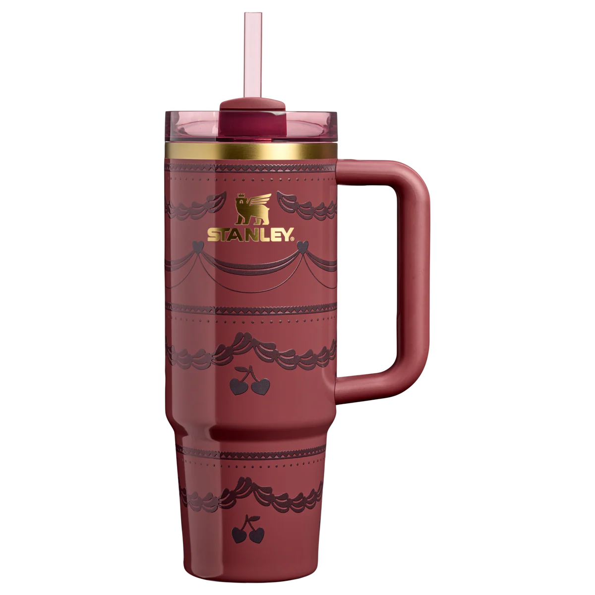 Stanley The Valentine's Day Quencher H2.0 Flowstate™ Tumbler | 30 OZ in Red Velvet Cake