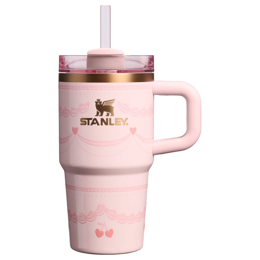 Stanley The Valentine's Day Quencher H2.0 FlowState™ Tumbler | 20 OZ in Pink Velvet Cake