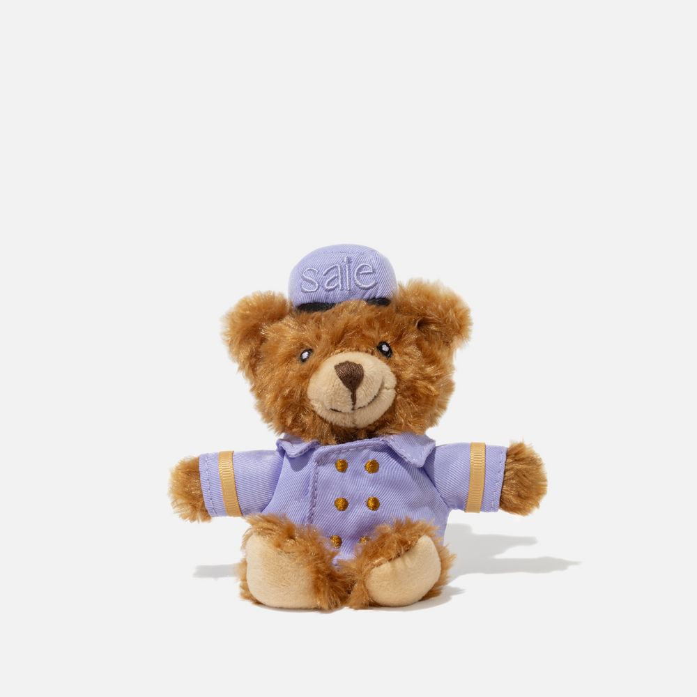 SAIE THE BELLHOP BEAR KEYCHAIN
