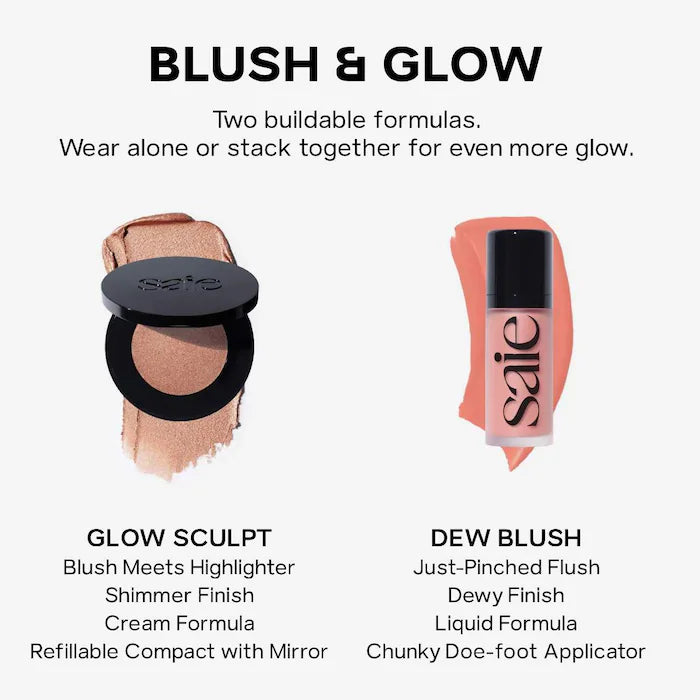 Saie Liquid Blush in Chilly - mauve