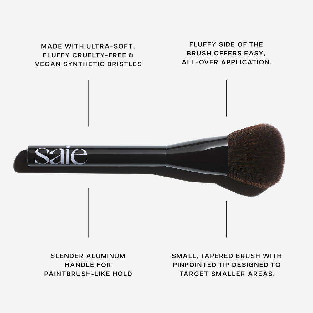 SAIE THE POWDER BLUSH BRUSH
MADE FOR SUPERSUEDE™ BLUSH