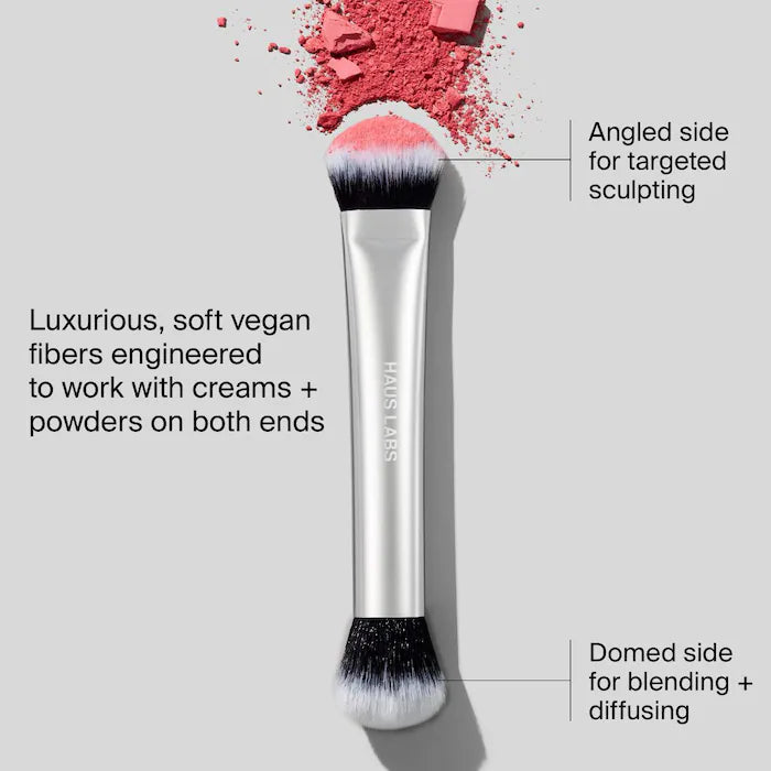 HAUS LABS Dual-Ended Multi-Purpose Brush