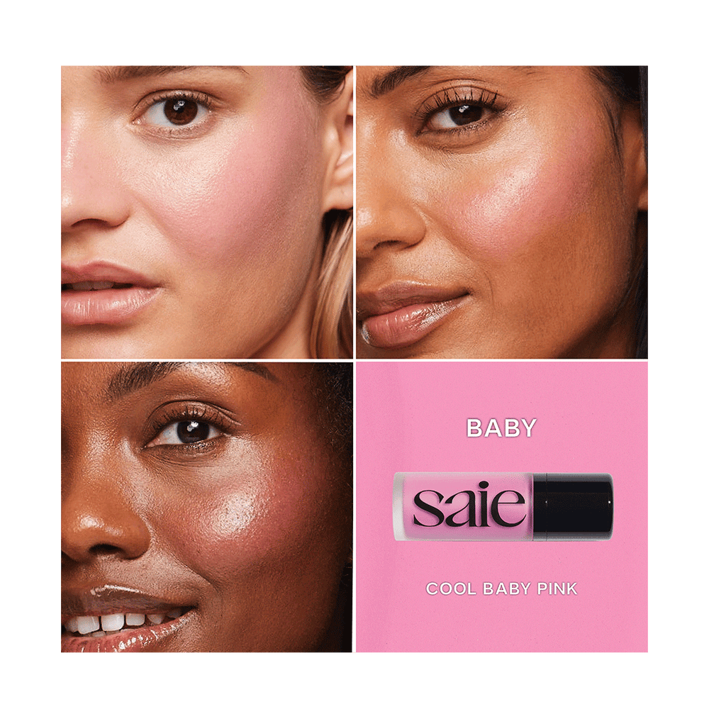 SAIE DEW BLUSH
BLENDABLE LIQUID CHEEK FLUSH