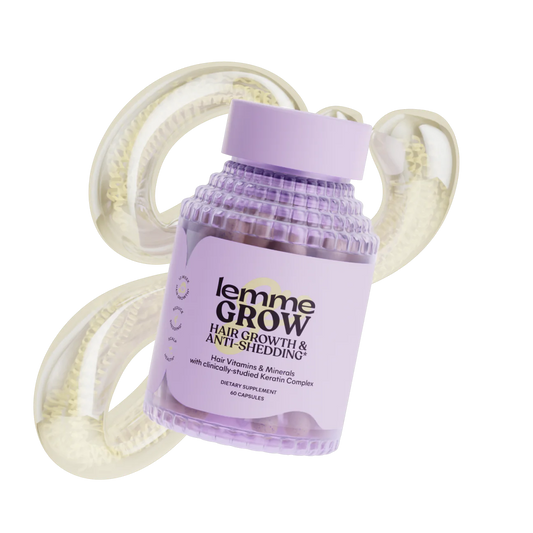 LEMME GROW CAPSULES
Hair Growth & Anti-Shedding (Biotin-Free)