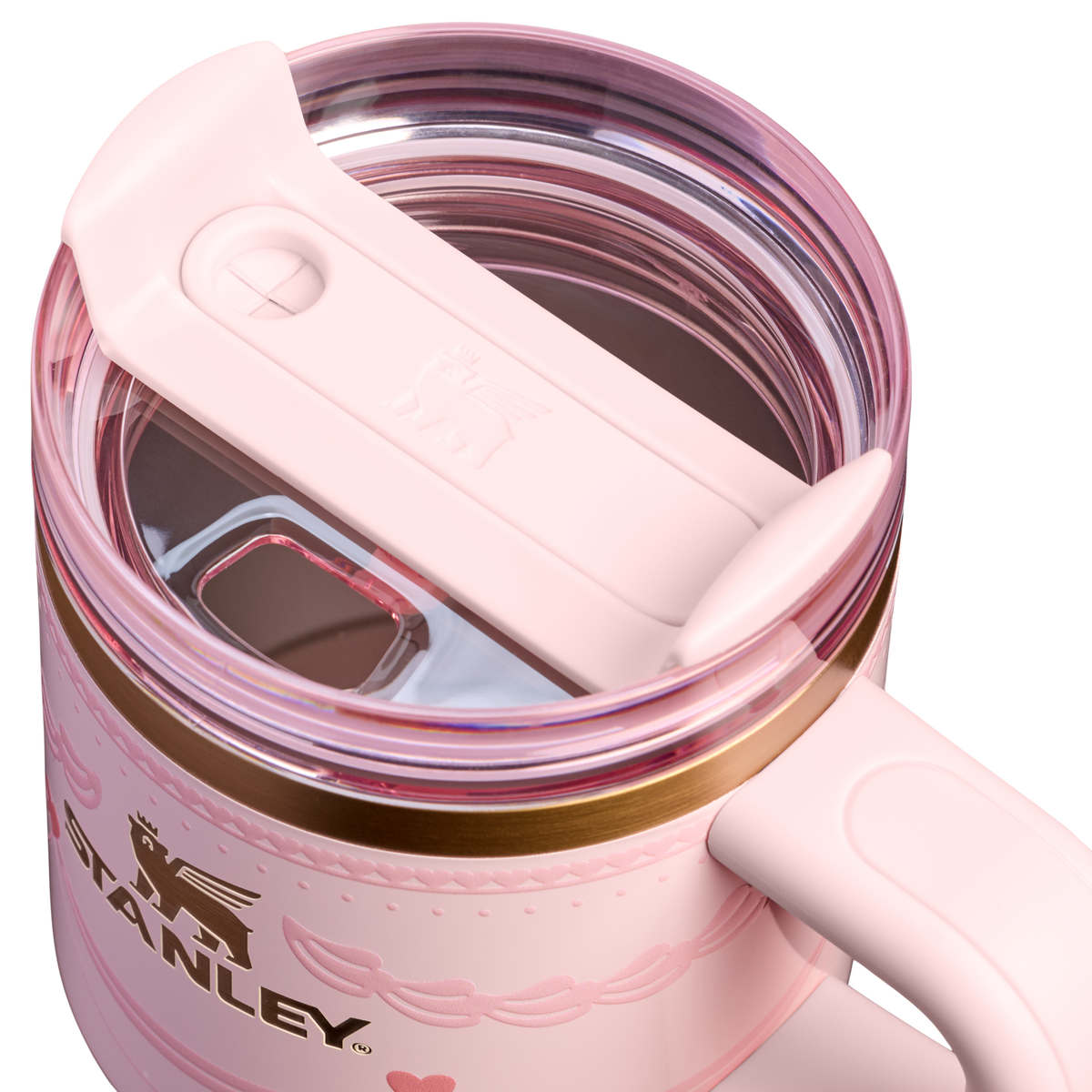 Stanley The Valentine's Day Quencher H2.0 FlowState™ Tumbler | 20 OZ in Pink Velvet Cake