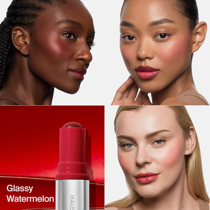 HAUS LABS Color Fuse Glassy Blush Balm Stick