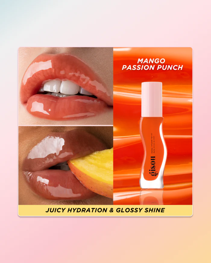 Gisou lip oil in Mango Passion Punch