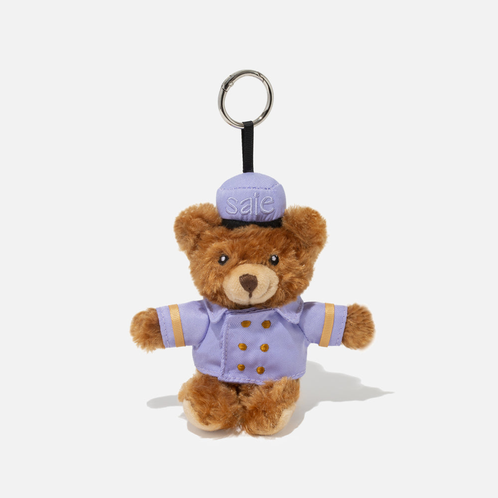 SAIE THE BELLHOP BEAR KEYCHAIN
