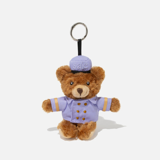 SAIE THE BELLHOP BEAR KEYCHAIN