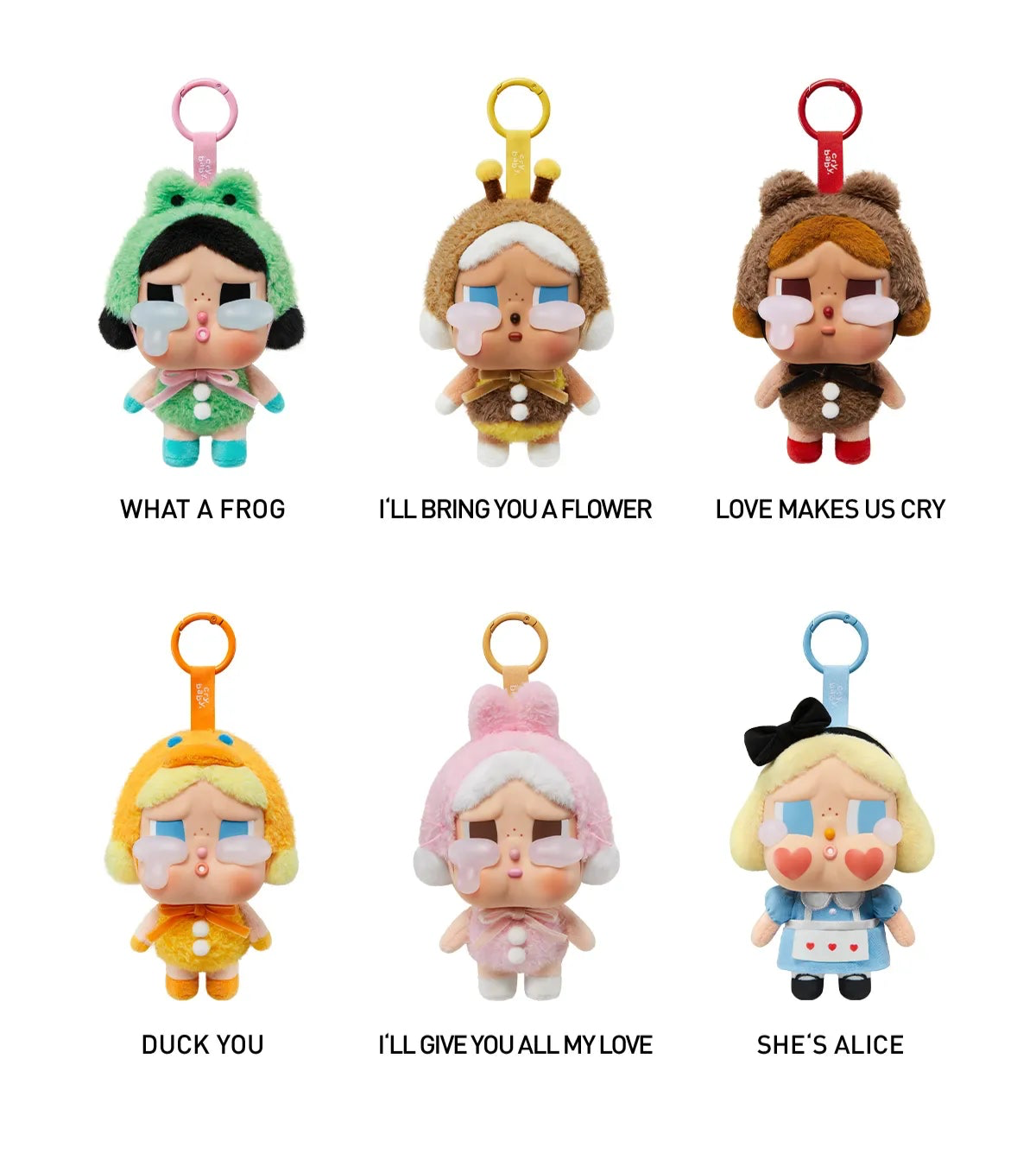 CRYBABY Crying Again Series-Vinyl Face Plush Blind Box – May
