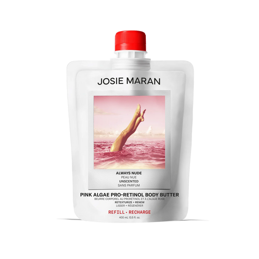 Josie Maran Pink Algae Pro-Retinol Body Butter Refill 13.5 fl oz