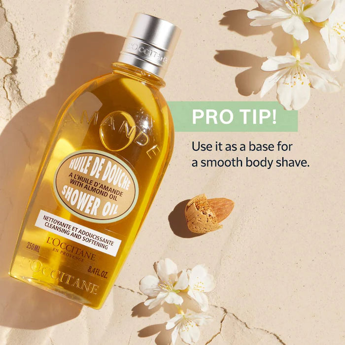 L'Occitane 
Cleansing And Softening Refillable Shower Oil With Almond