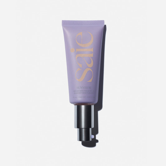 SAIE SUNVISOR
YOUR SERUM, OIL, MOISTURIZER, AND SPF 35 SUNSCREEN ALL IN ONE