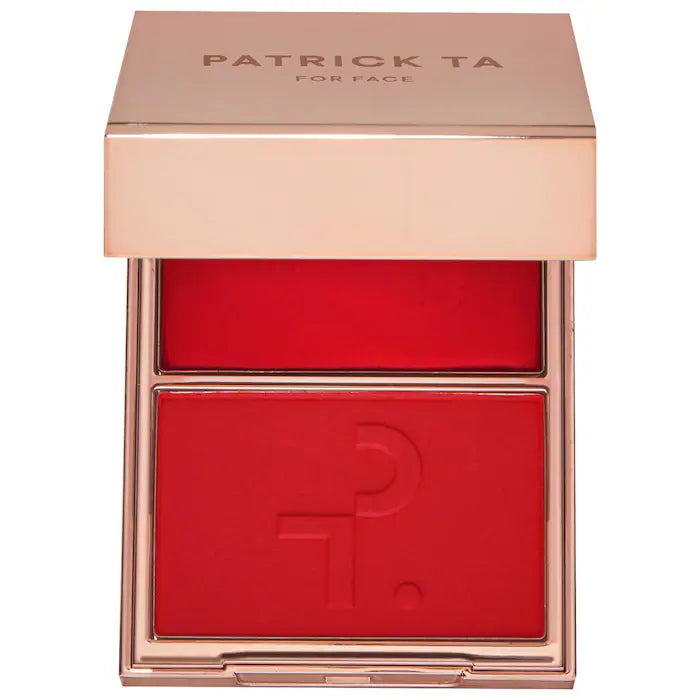 PATRICK TA
Major Headlines Double-Take Crème & Powder Blush Duo - She Left Me On Red - warm vivid red