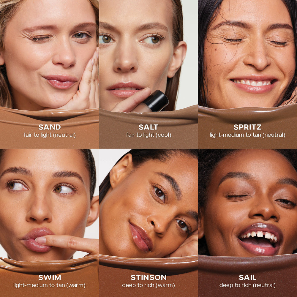 SAIE DEW BRONZE
SOFT-FOCUS EFFORTLESS LIQUID BRONZER
12ML | .40OZ