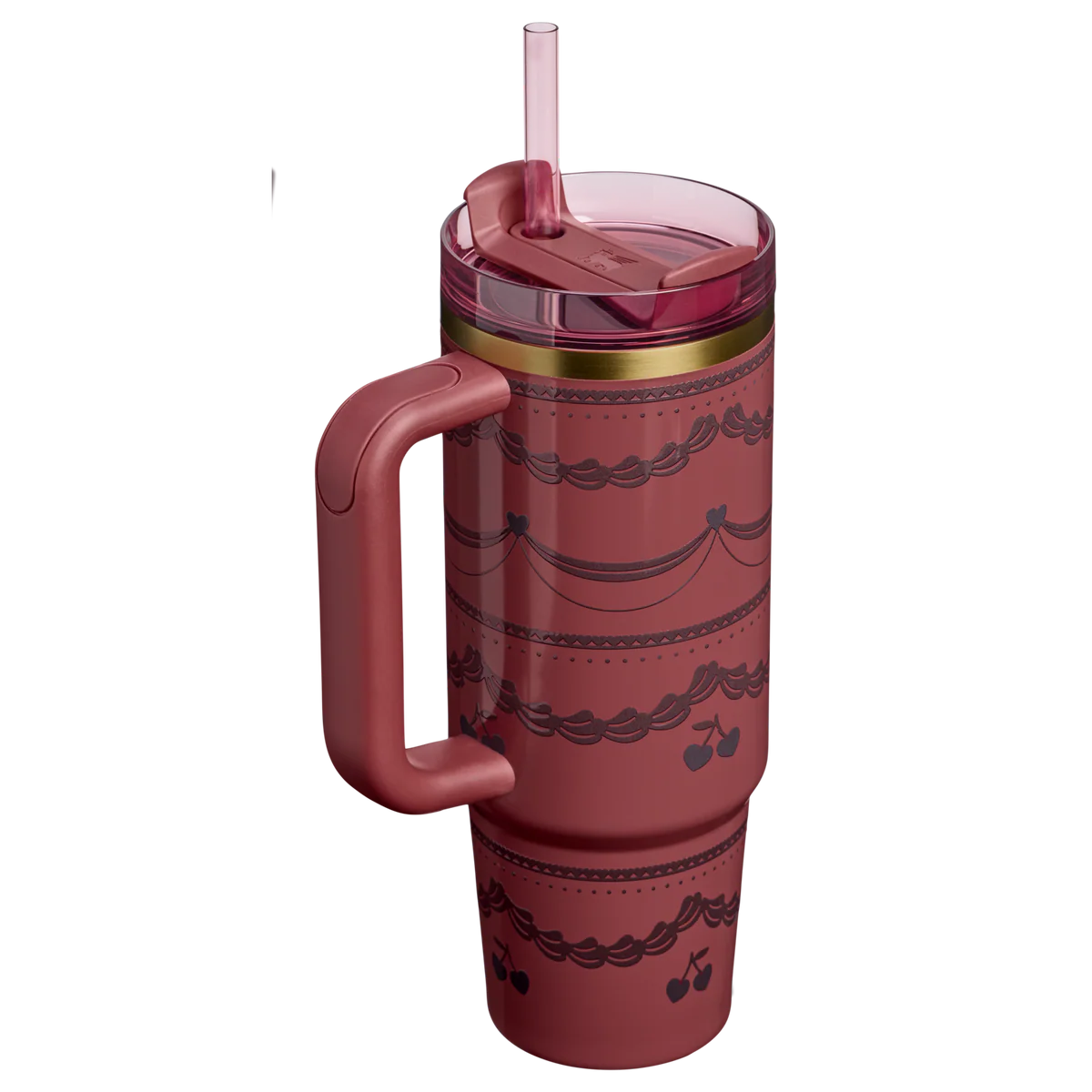 Stanley The Valentine's Day Quencher H2.0 Flowstate™ Tumbler | 30 OZ in Red Velvet Cake