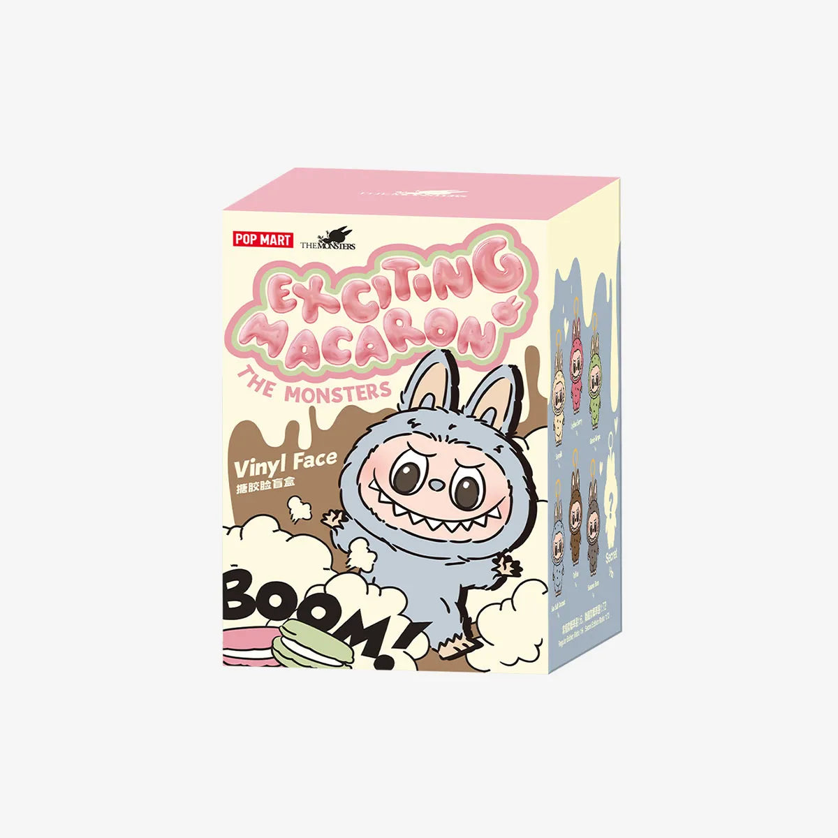 Labubu The Monsters Exciting Macaron Series Plush Pendant (1x each) Blind Box