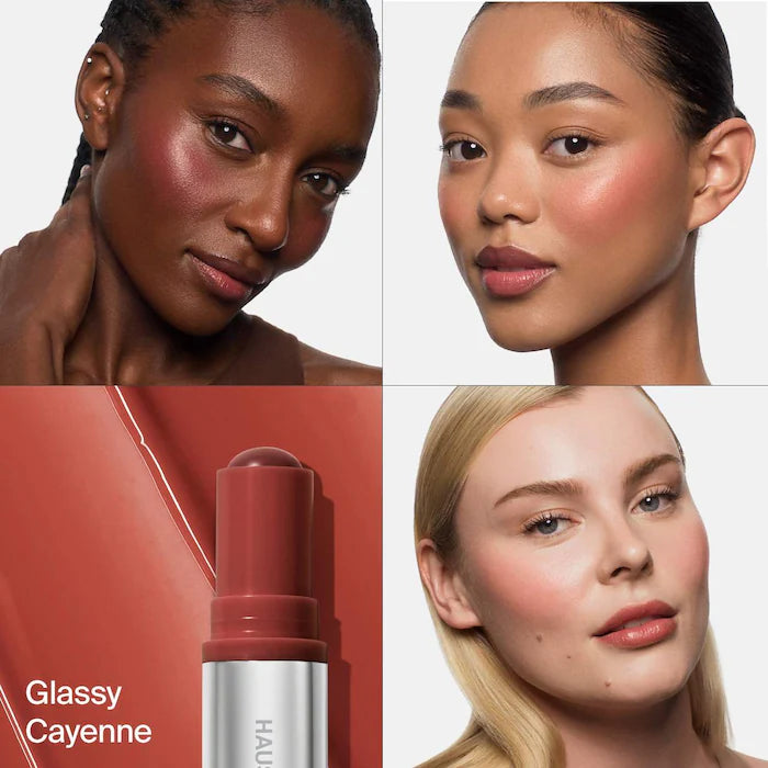 HAUS LABS Color Fuse Glassy Blush Balm Stick