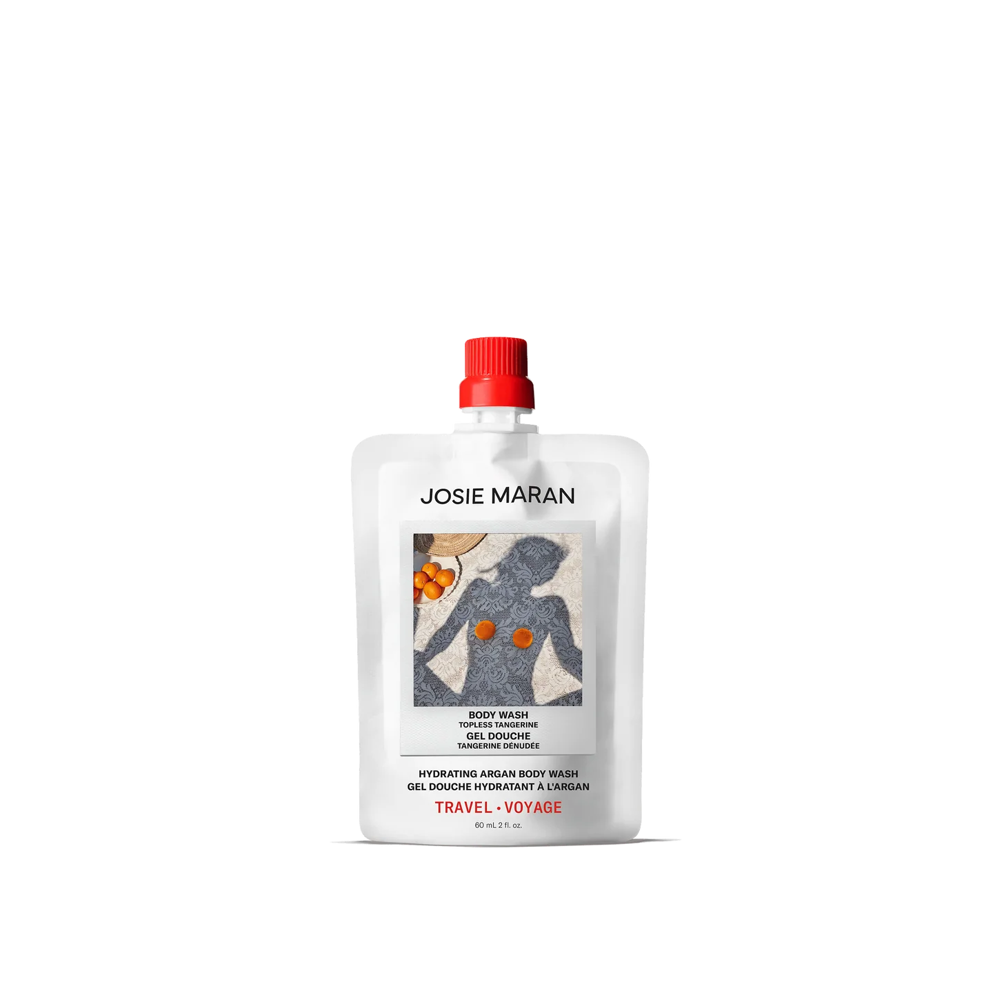 Josie Maran Hydrating Argan Body Wash Travel 2 fl oz