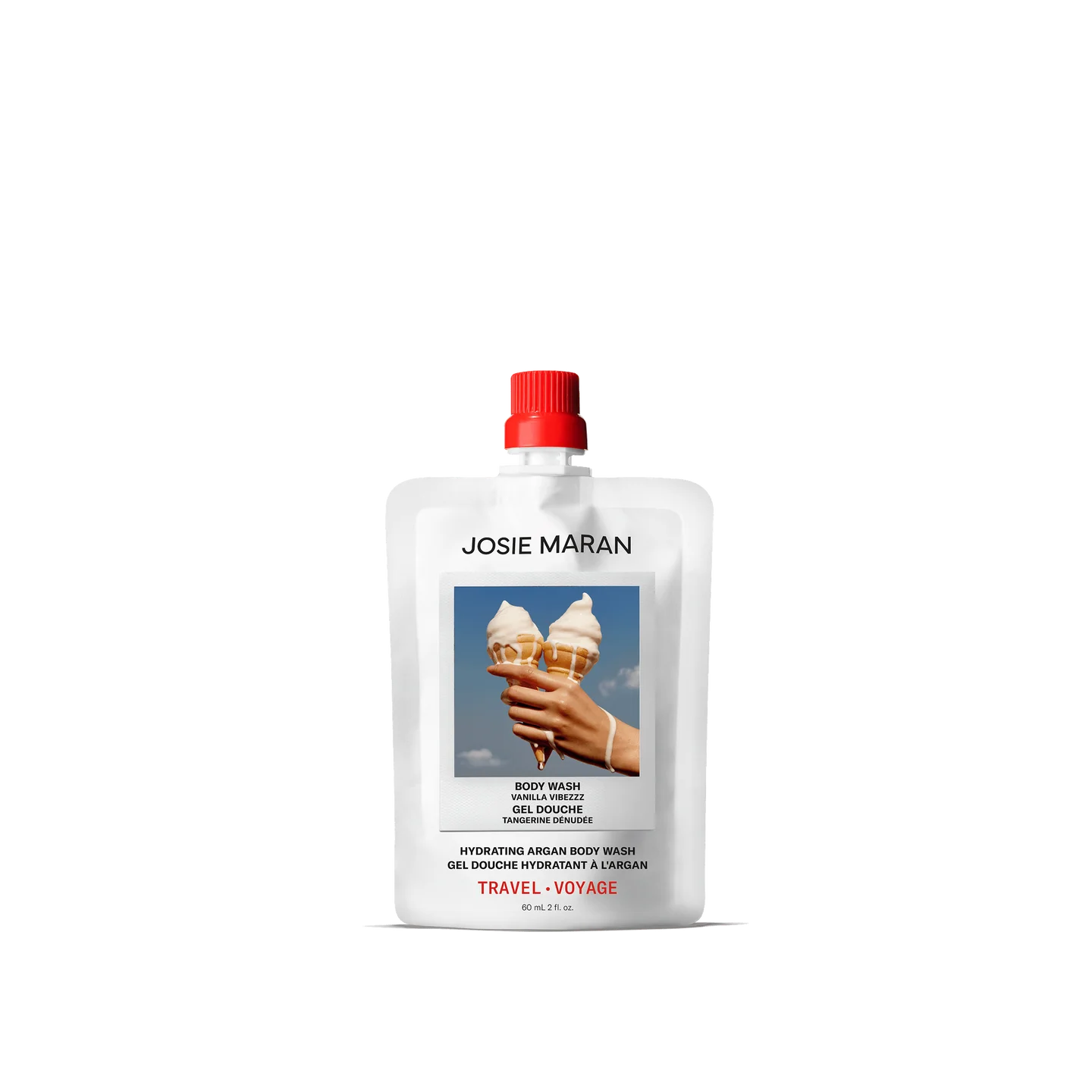 Josie Maran Hydrating Argan Body Wash Travel 2 fl oz