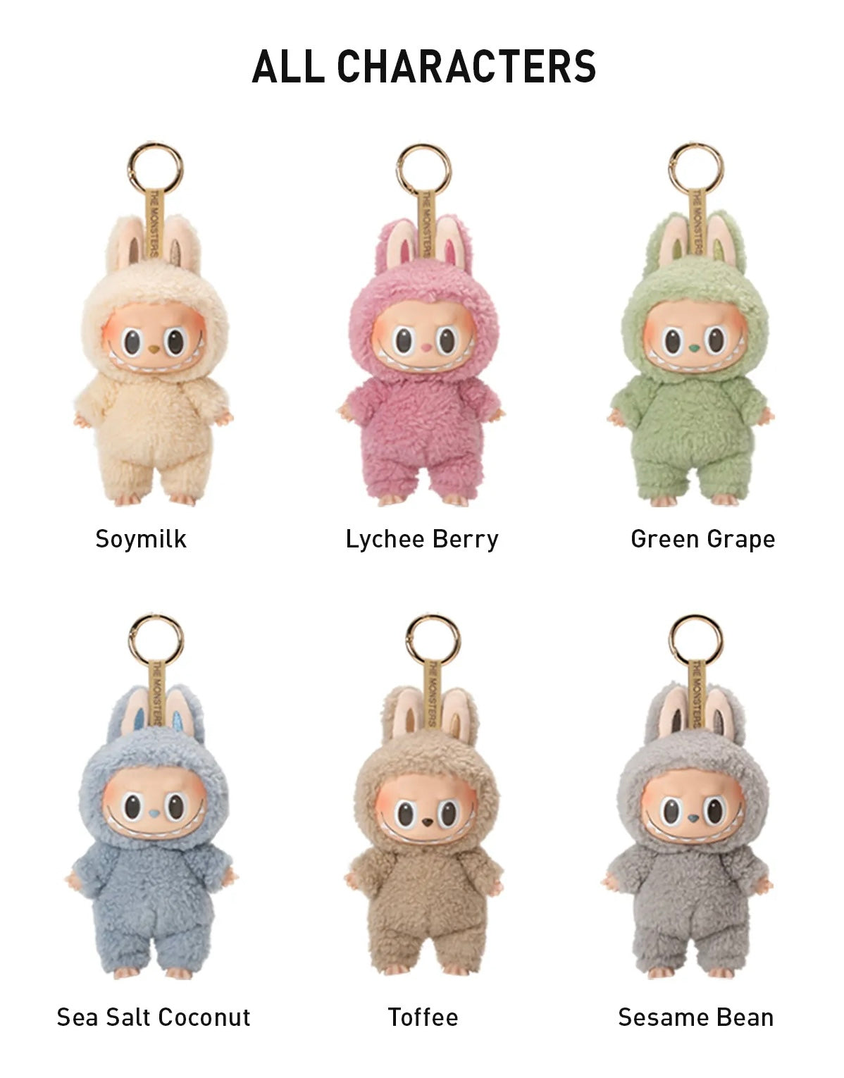 Labubu The Monsters Exciting Macaron Series Plush Pendant (1x each) Blind Box