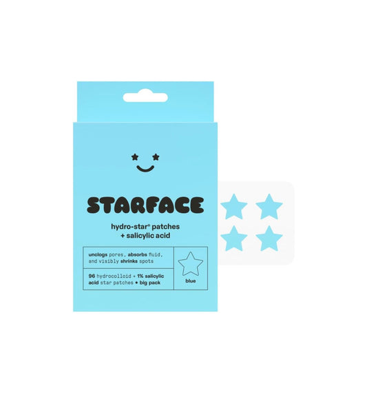 Starface hydro-star® + salicylic acid
32 hydrocolloid patches with 1% salicylic acid