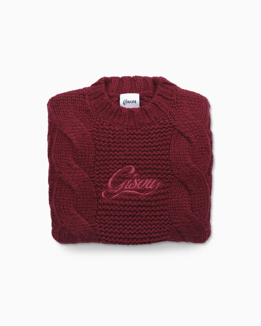 The Gisou Holiday Sweater - Cherry