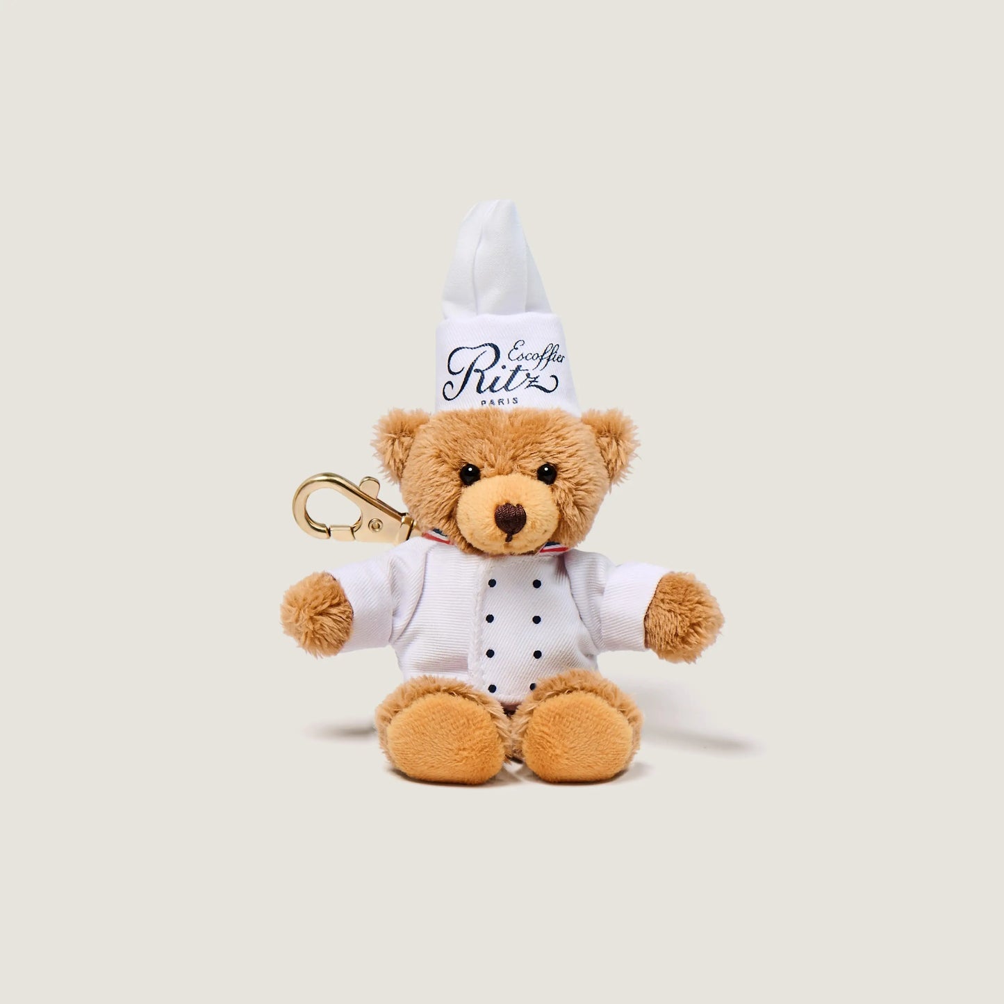 Ritz Paris Teddy bear chef key ring