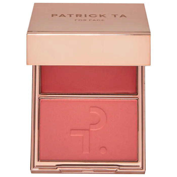 PATRICK TA 
Major Headlines Double-Take Crème & Powder Blush Duo - She's That Girl - soft pink