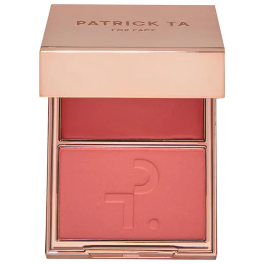 PATRICK TA 
Major Headlines Double-Take Crème & Powder Blush Duo - She's That Girl - soft pink