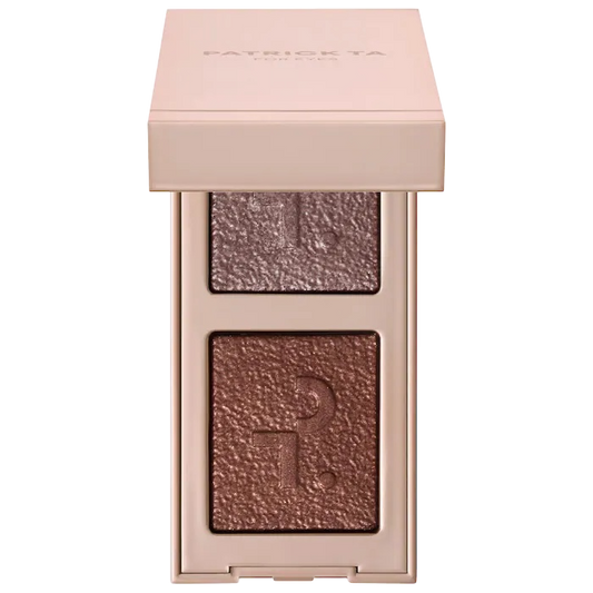 PATRICK TA
Major Dimension Eye Illusion Eyeshadow Duo: Still At The Club - sepia sparkle, cocoa sparkle