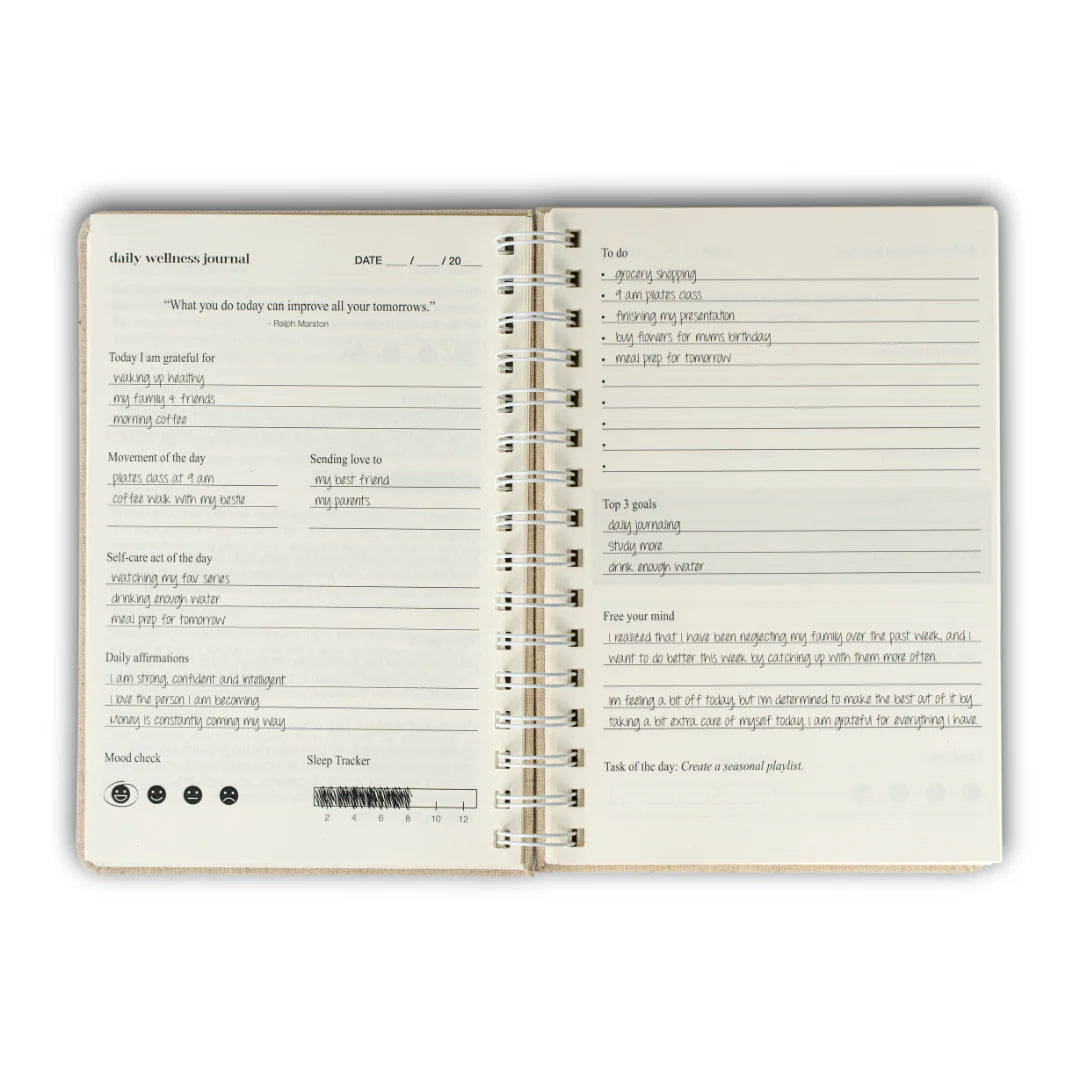 SUNDAY HEALTH & WELNESS CLUB daily wellness journal