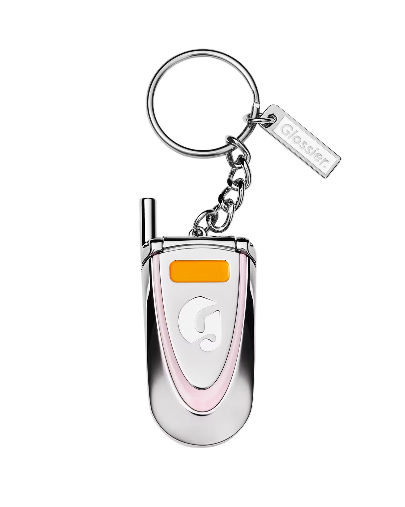 Glossier LA Keychain (with a mini mirror)