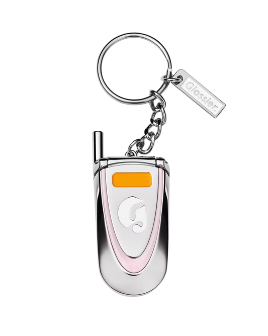 Glossier LA Keychain (with a mini mirror)