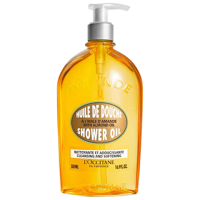 L'Occitane 
Cleansing And Softening Refillable Shower Oil With Almond