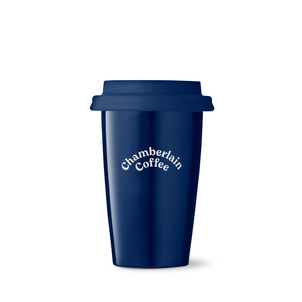 Chamberlain navy ceramic mug