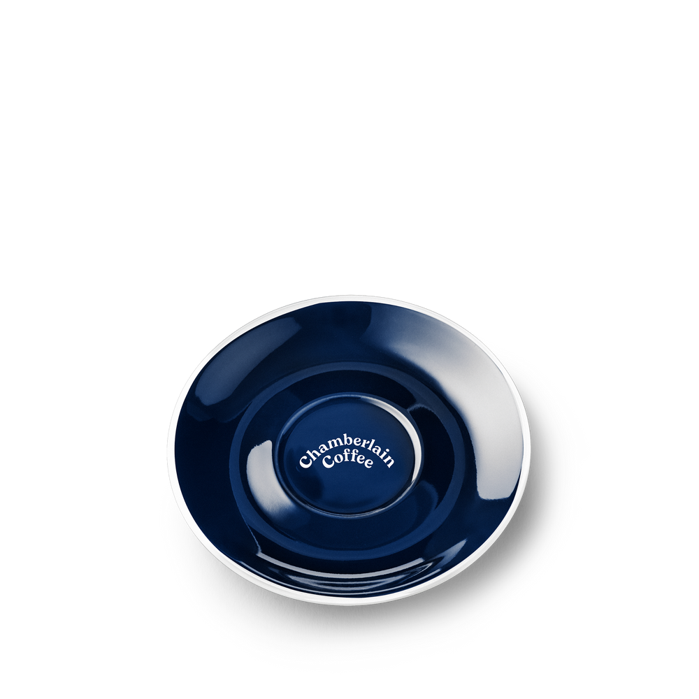 Chamberlain navy cup & saucer