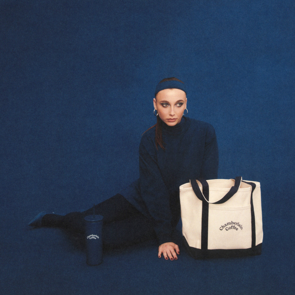 Chamberlain navy everywhere tote